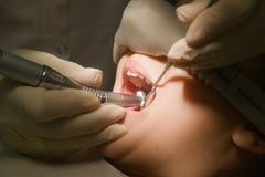 Visit To Dentist Royalty Free Stock Image Visit To Dentist Royalty Free Stock Image
