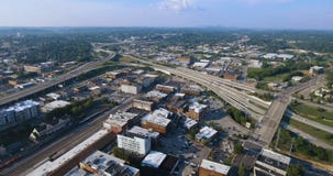 Visión aérea, Knoxville, Tennessee, los E.E.U.U. 4k céntrico metrajes Visión aérea, Knoxville, Tennessee, los E.E.U.U. 4k céntrico metrajes