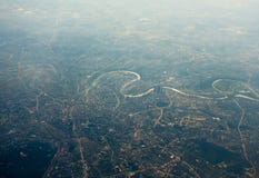 Vista aerea della città di Mosca immagine stock libera da diritti Vista aerea della città di Mosca immagine stock libera da diritti