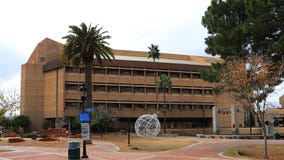 Vista ayuntamiento Glendale en Arizona fotografía de archivo libre de regalías Vista ayuntamiento Glendale en Arizona fotografía de archivo libre de regalías