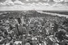 Vista aérea de la Manhattan, Nueva York, los E.E.U.U. Fotos de archivo Vista aérea de la Manhattan, Nueva York, los E.E.U.U. Fotos de archivo