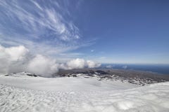 Vista da Snaefellsjokull fotografie stock Vista da Snaefellsjokull fotografie stock