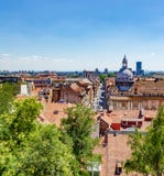 Vista de la Zagreb, Croacia imágenes de archivo libres de regalías Vista de la Zagreb, Croacia imágenes de archivo libres de regalías