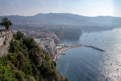 Vista de Sorrento, Italy imagens de stock royalty free Vista de Sorrento, Italy imagens de stock royalty free