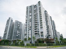 Vista del condominio residencial imagen de archivo libre de regalías Vista del condominio residencial imagen de archivo libre de regalías