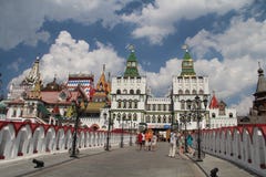 Vista del Izmailovo el Kremlin en Moscú, Rusia foto de archivo Vista del Izmailovo el Kremlin en Moscú, Rusia foto de archivo