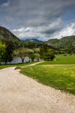 Vista del lago Bohinj en el parque nacional Eslovenia de Triglav foto de archivo Vista del lago Bohinj en el parque nacional Eslovenia de Triglav foto de archivo