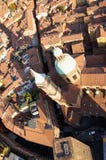 Vista della città di Bologna da due torri fotografia stock Vista della città di Bologna da due torri fotografia stock
