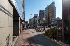 Vista della via di Tokyo fotografie stock libere da diritti Vista della via di Tokyo fotografie stock libere da diritti