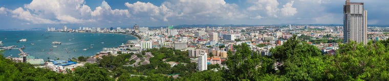 Vista di Pattaya in Tailandia fotografia stock libera da diritti Vista di Pattaya in Tailandia fotografia stock libera da diritti