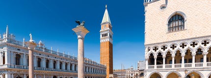 VISTA PANORÂMICA DO QUADRADO DE MARCO DO SAN EM VENEZA, ITÁLIA fotografia de stock royalty free VISTA PANORÂMICA DO QUADRADO DE MARCO DO SAN EM VENEZA, ITÁLIA fotografia de stock royalty free