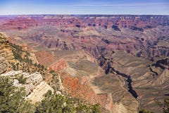 Vista panoramica del paesaggio dell'Arizona del parco nazionale di Grand Canyon Fotografia Stock Vista panoramica del paesaggio dell'Arizona del parco nazionale di Grand Canyon Fotografia Stock