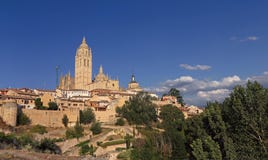 Vista panorámica de una ciudad europea Fotos de archivo Vista panorámica de una ciudad europea Fotos de archivo