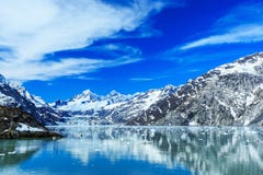 Vista panorámica del parque nacional del Glacier Bay alaska fotos de archivo Vista panorámica del parque nacional del Glacier Bay alaska fotos de archivo