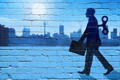Vita del lavoro dell'equilibrio di affari illustrazione vettoriale Vita del lavoro dell'equilibrio di affari illustrazione vettoriale
