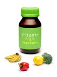 Vitamin Bottle Fruit Vegetables