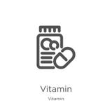 vitamin icon vector from vitamin collection. Thin line vitamin outline icon vector illustration. Outline, thin line vitamin icon royalty free illustration vitamin icon vector from vitamin collection. Thin line vitamin outline icon vector illustration. Outline, thin line vitamin icon royalty free illustration