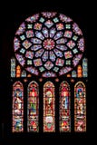 Vitrages della cattedrale di Chartres fotografia stock libera da diritti Vitrages della cattedrale di Chartres fotografia stock libera da diritti