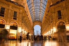 Vittorio Emanuele II Gallery. Milan, Italy stock images Vittorio Emanuele II Gallery. Milan, Italy stock images