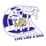 Viva come un cane illustrazione vettoriale Viva come un cane illustrazione vettoriale