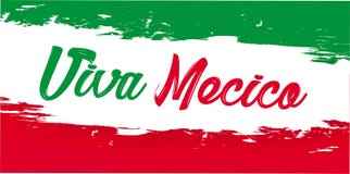 Viva Мексика, традиционный мексиканский праздник фразы иллюстрация вектора Viva Мексика, традиционный мексиканский праздник фразы иллюстрация вектора