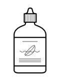 Vloeistof voor contactlens, flessenpictogram, vectorillustratie royalty-vrije illustratie Vloeistof voor contactlens, flessenpictogram, vectorillustratie royalty-vrije illustratie