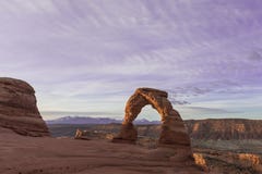 Voûte sensible en parc national de voûtes près de Moab, Utah Photos stock Voûte sensible en parc national de voûtes près de Moab, Utah Photos stock