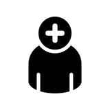 Voeg Pictogram toe royalty-vrije illustratie Voeg Pictogram toe royalty-vrije illustratie