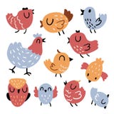 Vogelcharakter-Vektordesign lizenzfreie abbildung Vogelcharakter-Vektordesign lizenzfreie abbildung