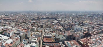 Vogelperspektive von Mexiko City in der städtischen Zone lizenzfreie stockbilder Vogelperspektive von Mexiko City in der städtischen Zone lizenzfreie stockbilder