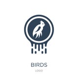 vogelspictogram in in ontwerpstijl vogelspictogram op witte achtergrond wordt geïsoleerd die eenvoudige en moderne vlakke symbool stock illustratie vogelspictogram in in ontwerpstijl vogelspictogram op witte achtergrond wordt geïsoleerd die eenvoudige en moderne vlakke symbool stock illustratie