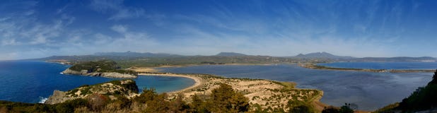 Voidokilia, Gialova, Pylos, Peloponeso fotografía de archivo libre de regalías Voidokilia, Gialova, Pylos, Peloponeso fotografía de archivo libre de regalías
