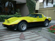 Voiture de sport de Chevrolet Corvette en San Isidro, Lima image stock Voiture de sport de Chevrolet Corvette en San Isidro, Lima image stock