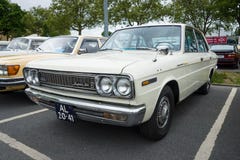 Voiture exécutive Datsun 2400 six superbes (Nissan Cedric 130) Photo stock Voiture exécutive Datsun 2400 six superbes (Nissan Cedric 130) Photo stock