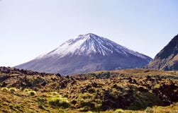 Volcan de Ngauruhoe, Nouvelle Zélande images stock Volcan de Ngauruhoe, Nouvelle Zélande images stock