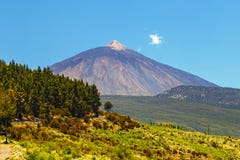 Volcano El Teide i Tenerife, kanariefågelöar arkivfoto Volcano El Teide i Tenerife, kanariefågelöar arkivfoto