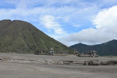 Volcano Mount Bromo Eruption, Java Indonesia orientale immagine stock Volcano Mount Bromo Eruption, Java Indonesia orientale immagine stock