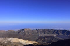 Volcano Teide, & x28; Tenerife& x29; 3718 meters Natuurlijk erfgoed van UNESC stock foto's Volcano Teide, & x28; Tenerife& x29; 3718 meters Natuurlijk erfgoed van UNESC stock foto's