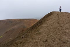 Volcano Viti Crater in North Iceland royalty free stock images Volcano Viti Crater in North Iceland royalty free stock images