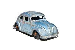 volkswagon de jouet de véhicule d'anomalie vieux images libres de droits volkswagon de jouet de véhicule d'anomalie vieux images libres de droits