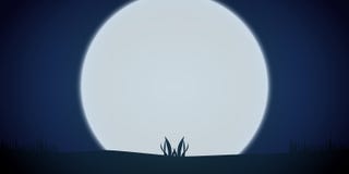 Volle maan op de achtergrond van de nachthemel royalty-vrije illustratie Volle maan op de achtergrond van de nachthemel royalty-vrije illustratie