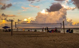 Volleyball de plage images libres de droits Volleyball de plage images libres de droits