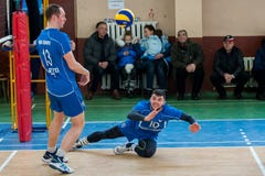 volleyball game dnipro vs kazhani ukrainian super league men Royalty Free Stock Photos volleyball game dnipro vs kazhani ukrainian super league men Royalty Free Stock Photos