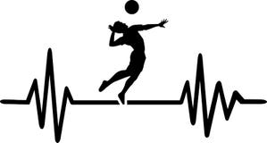 I Heart Volleyball stock vector. Illustration of logo - 85498415