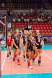 Volleyball : L'équipe allemande photo stock Volleyball : L'équipe allemande photo stock