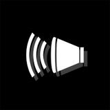 Volume icon flat stock illustration Volume icon flat stock illustration