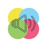 Volume vector icon stock illustration Volume vector icon stock illustration