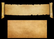Voluta antigua del pergamino y vieja textura de papel imagenes de archivo Voluta antigua del pergamino y vieja textura de papel imagenes de archivo