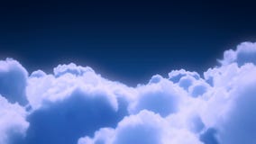 Voo sobre o céu noturno Voo sobre o céu noturno