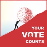 voto ilustração royalty free voto ilustração royalty free